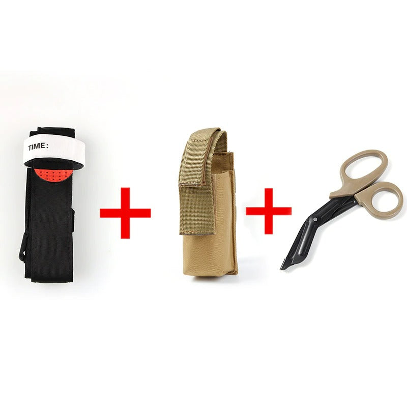 Tactical Survival Kit With Tourniquet And Scissors-USA Camp Zone