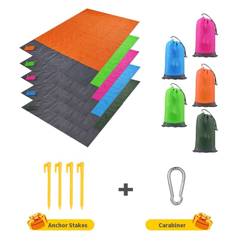 Waterproof Pocket Beach Folding Camping Mat-USA Camp Zone