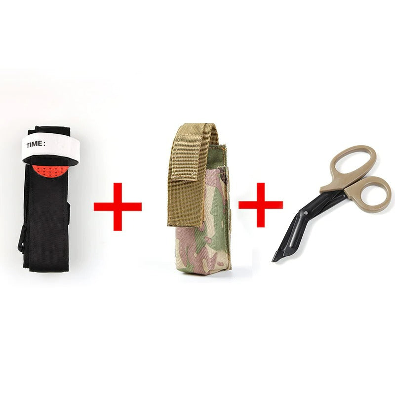 Tactical Survival Kit With Tourniquet And Scissors-USA Camp Zone