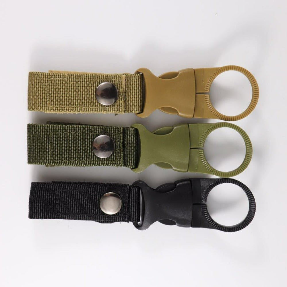 Water Bottle Holder Webbing Backpack Buckle-USA Camp Zone