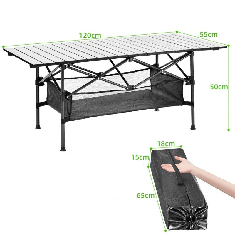 Folding Camping Table With Storage Carrying Bag-USA Camp Zone