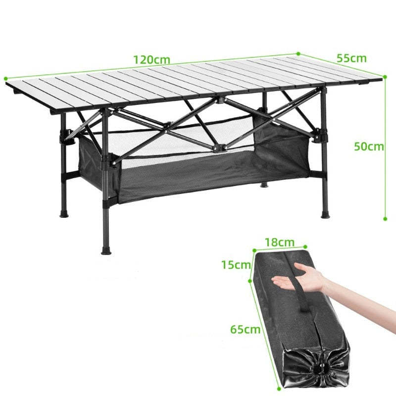 Folding Camping Table With Storage Carrying Bag-USA Camp Zone