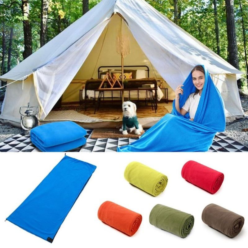 Polar Fleece Sleeping Bag Liners For Outdoor Camp-USA Camp Zone