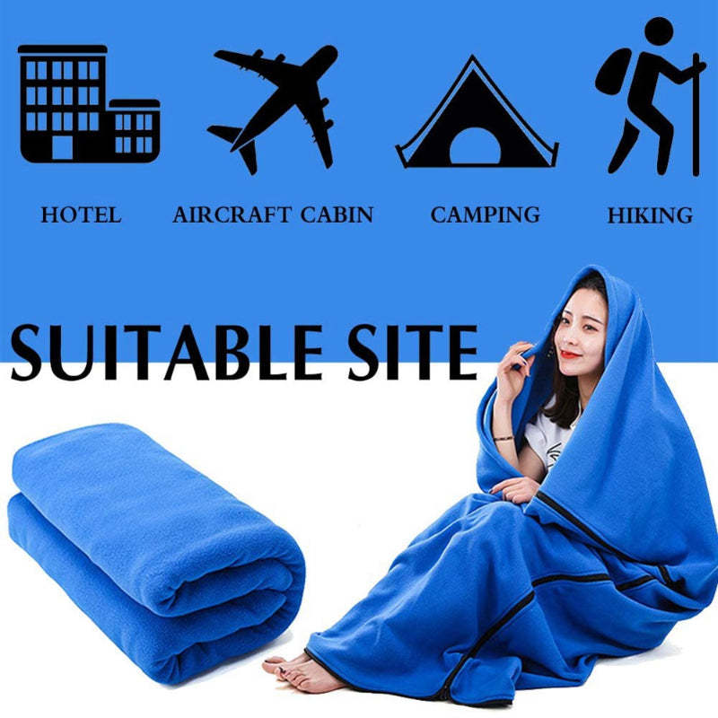 Polar Fleece Sleeping Bag Liners For Outdoor Camp-USA Camp Zone