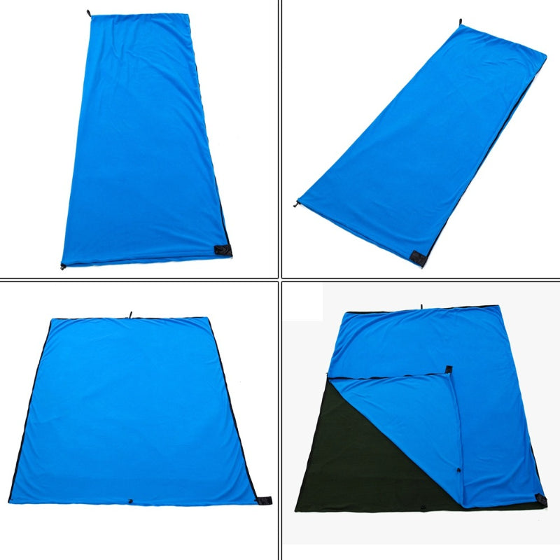 Polar Fleece Sleeping Bag Liners For Outdoor Camp-USA Camp Zone