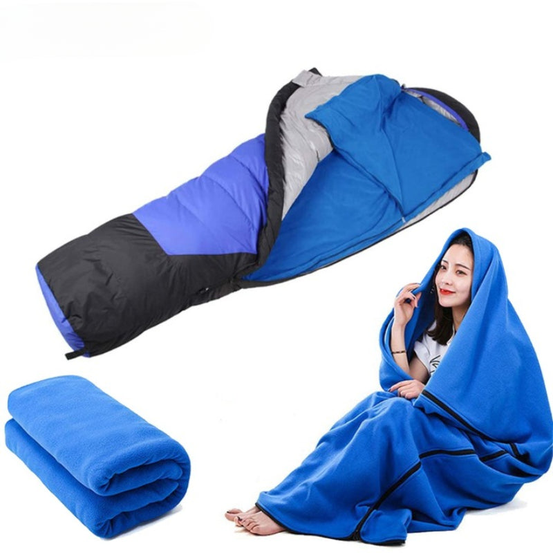 Polar Fleece Sleeping Bag Liners For Outdoor Camp-USA Camp Zone