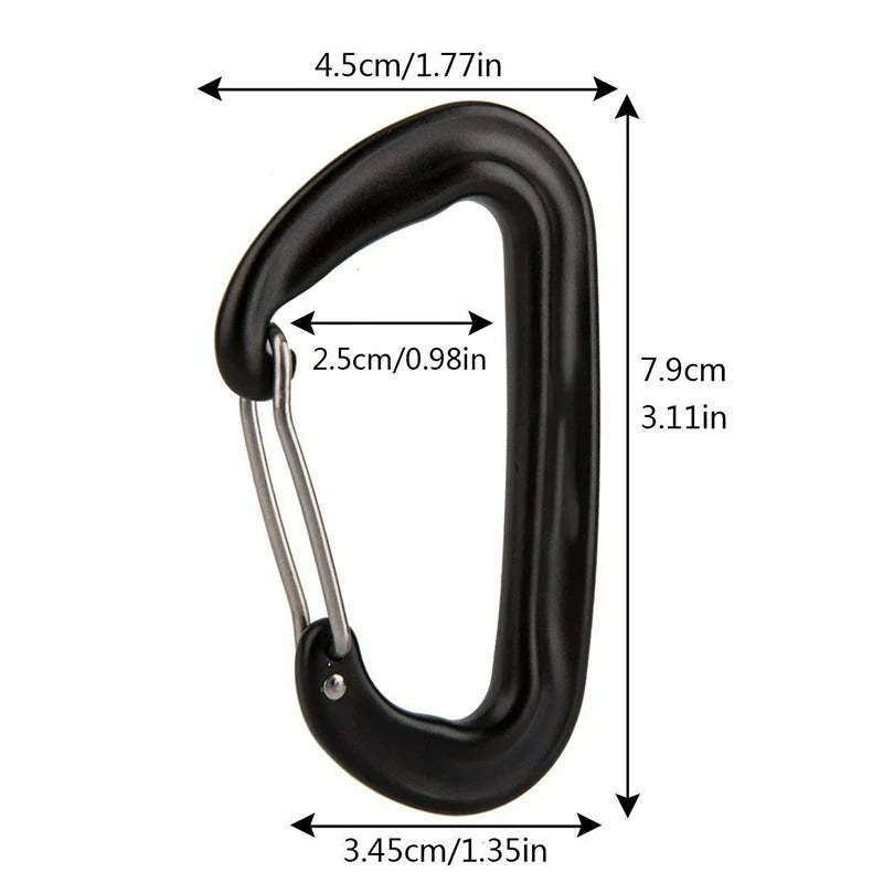 12KN Professional Mountaineering Buckle Hook-USA Camp Zone