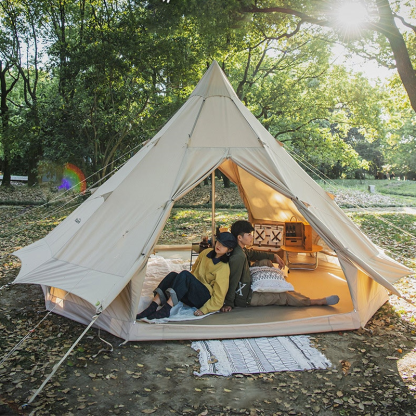Large Pyramid Tent 163*110 Inches (For 5-8 People)-USA Camp Zone