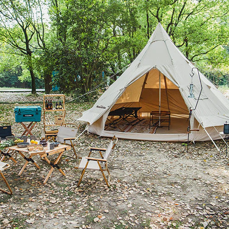 Large Pyramid Tent 163*110 Inches (For 5-8 People)-USA Camp Zone