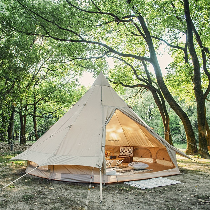 Large Pyramid Tent 163*110 Inches (For 5-8 People)-USA Camp Zone