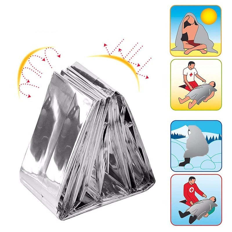 Portable Folding Warm Emergency Blanket-USA Camp Zone