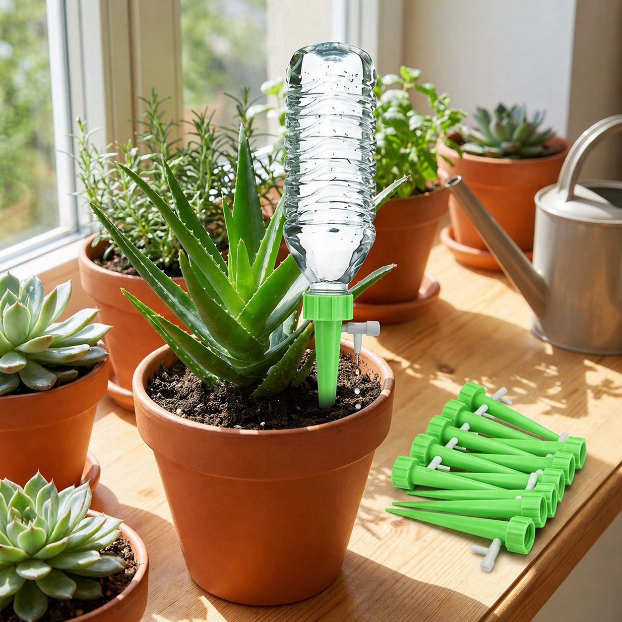 Automatic Drip Irrigation Control System For Plants And Flowers