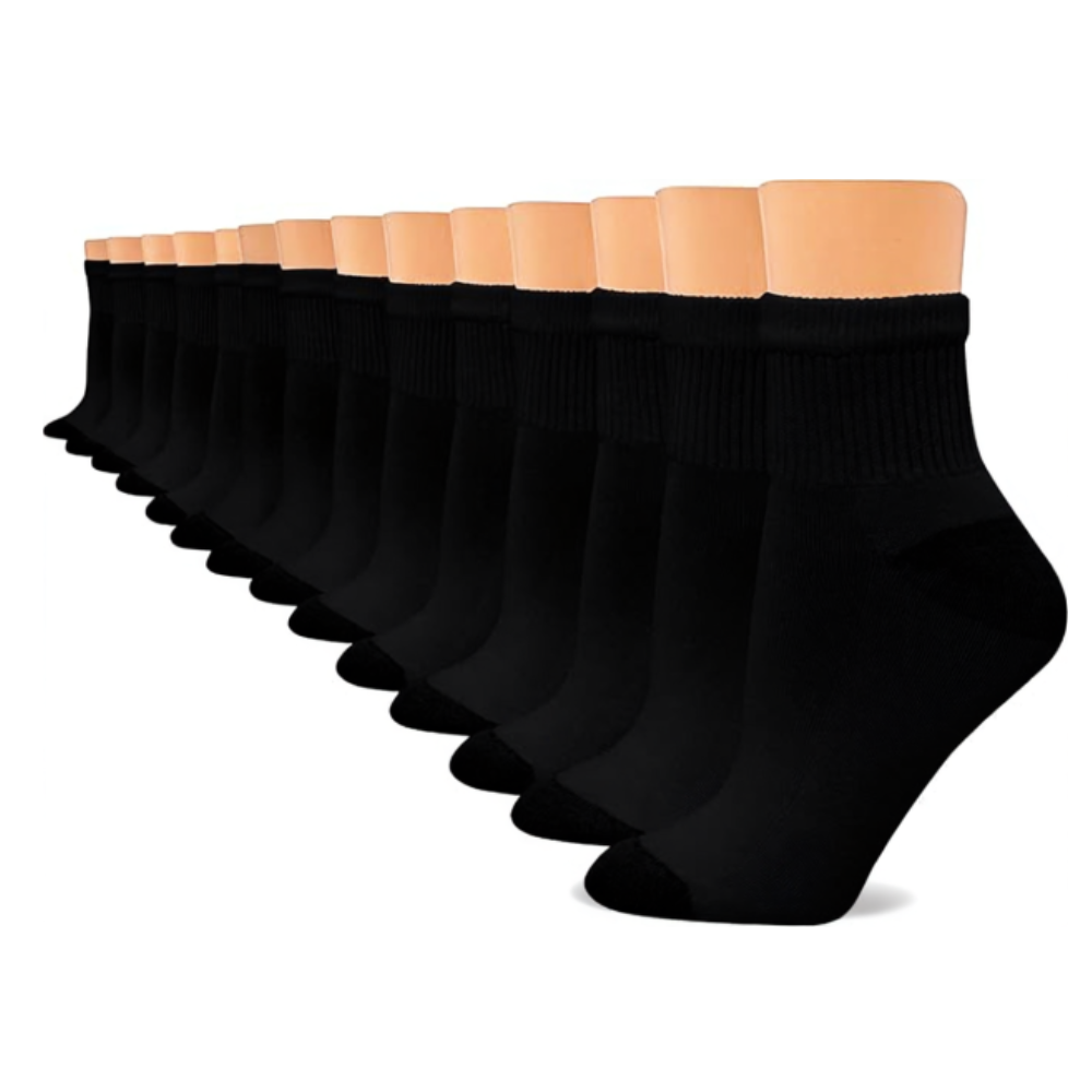 Pack Of 14 Women Ankle Socks Soft Moisture Wicking 