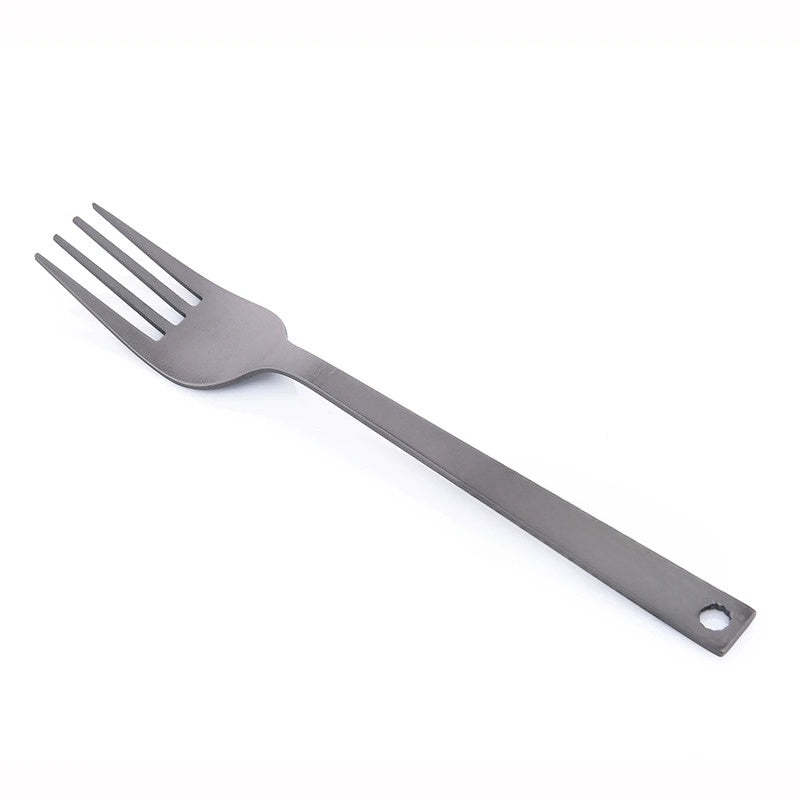 Titanium Fork Knife Set-USA Camp Zone