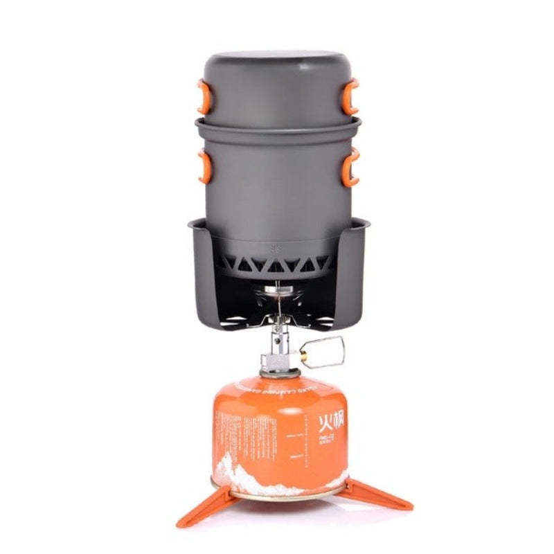 Travel And Camping Cooking Set Gas Burner-USA Camp Zone