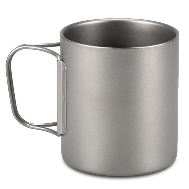 Double Wall Titanium Water Mug-USA Camp Zone