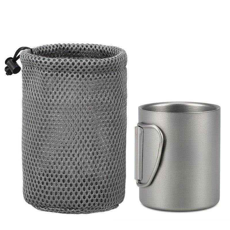 Double Wall Titanium Water Mug-USA Camp Zone