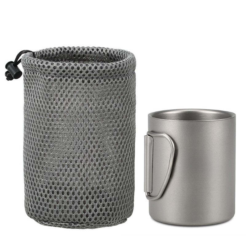 Double Wall Titanium Water Mug-USA Camp Zone