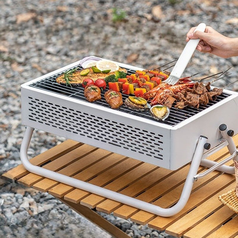 Portable Folding Outdoor Barbecue Smokeless-USA Camp Zone