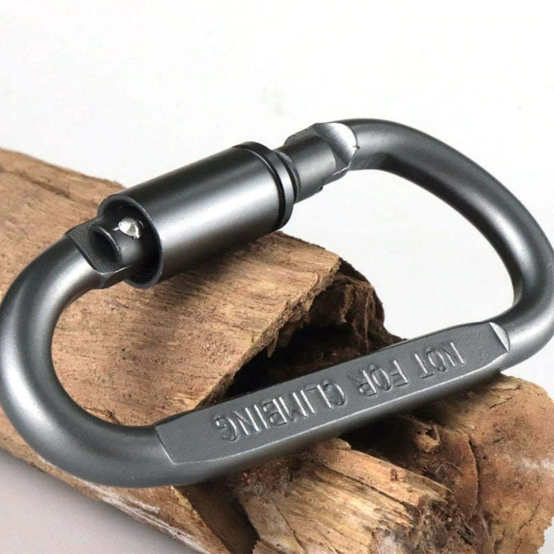 Survival D-Ring Locking Carabiner Clip-USA Camp Zone