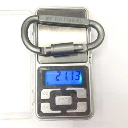 Survival D-Ring Locking Carabiner Clip-USA Camp Zone