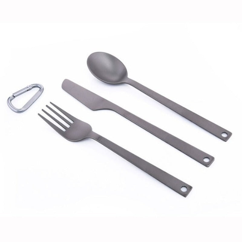 Titanium Ultralight Spoon And Cutlery Set-USA Camp Zone
