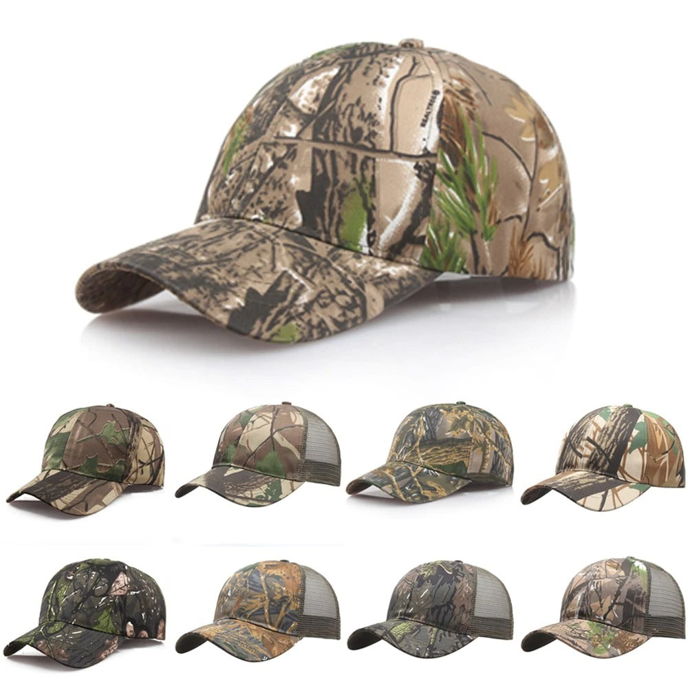 Unisex Outdoor Sun Protection Casual Camo Sports Cap-USA Camp Zone