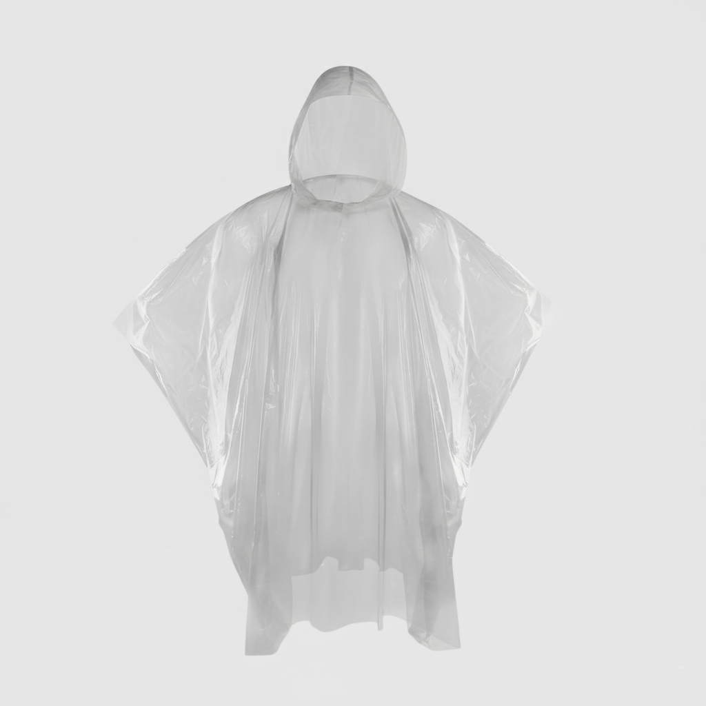 Emergency Rain Poncho for Camping Hiking Travelling