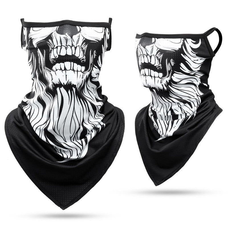 Summer Bandana Triangle Face Mask With Hanging Ears-USA Camp Zone