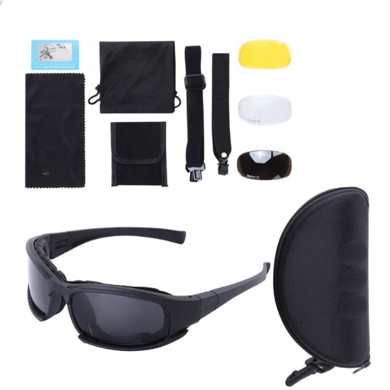 Tactical Military Sunglasses Hiking Eyewear-USA Camp Zone