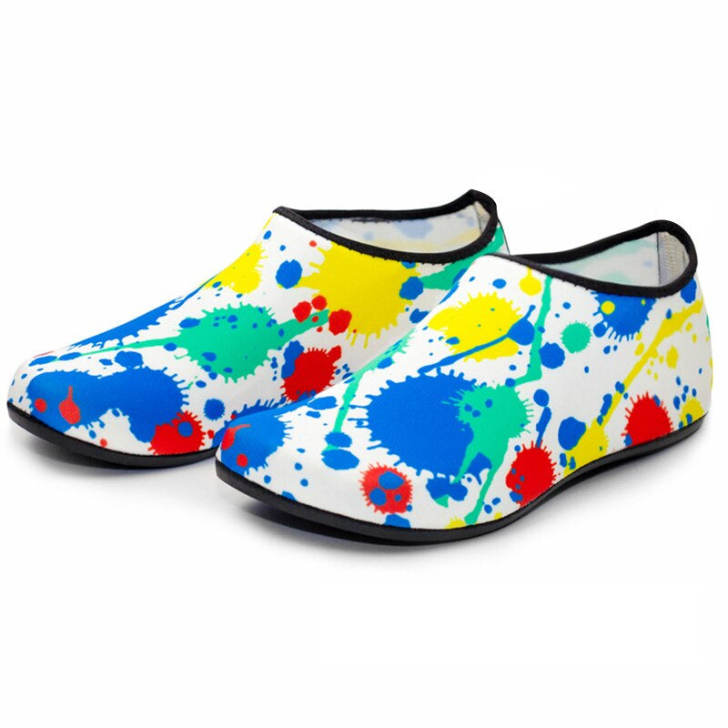 Thin Multi Prints Anti Slip Upstream Shoes-USA Camp Zone