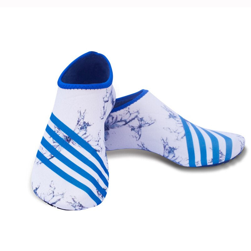 Printed Thin Multi Prints Anti Slip Upstream Shoes-USA Camp Zone