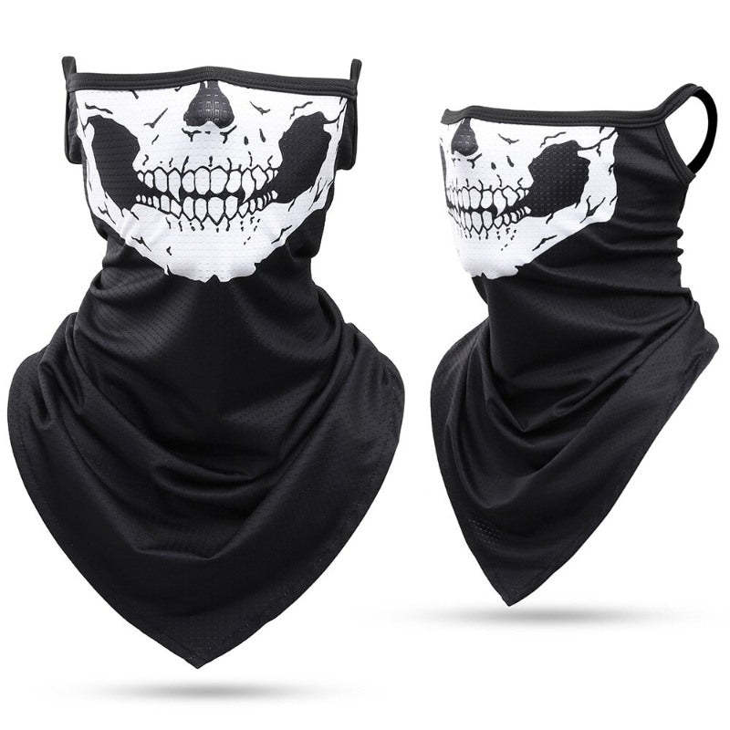 Summer Bandana Triangle Face Mask With Hanging Ears-USA Camp Zone