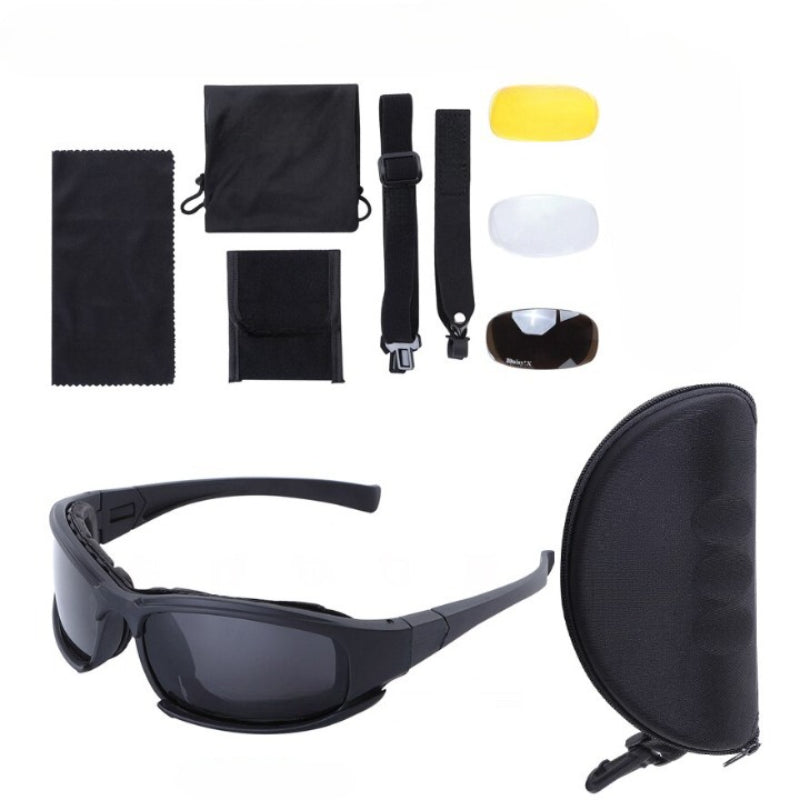 Tactical Military Sunglasses Hiking Eyewear-USA Camp Zone