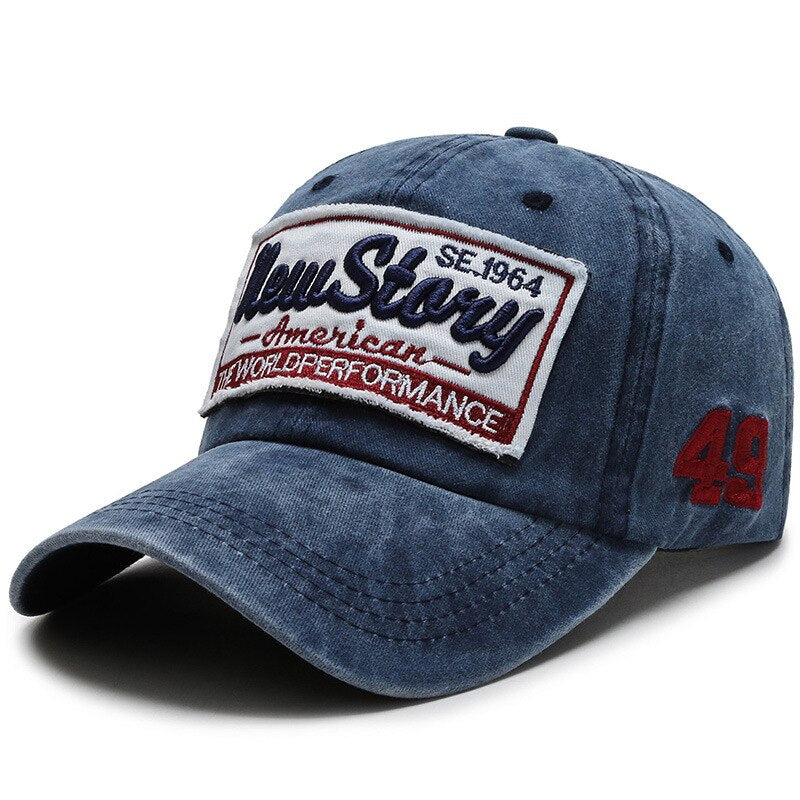 Sports Embroidery Baseball Cap-USA Camp Zone