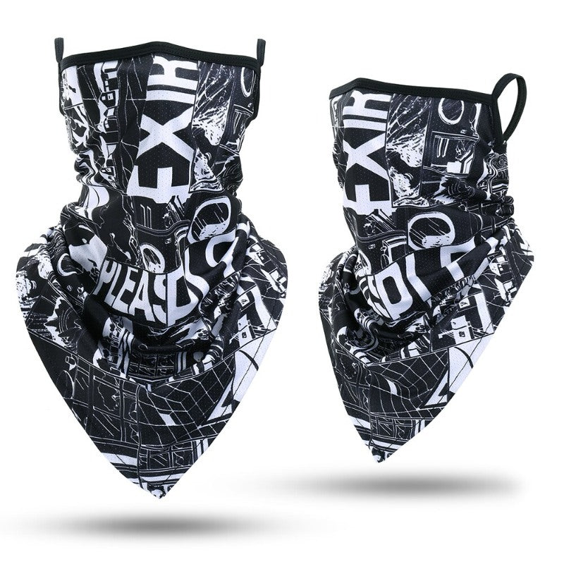 Outdoor Bandana Triangle Face Mask With Hanging Ears-USA Camp Zone