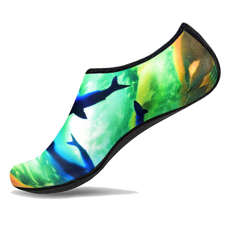 Colorful Printed Thin Water Upstream Shoe-USA Camp Zone