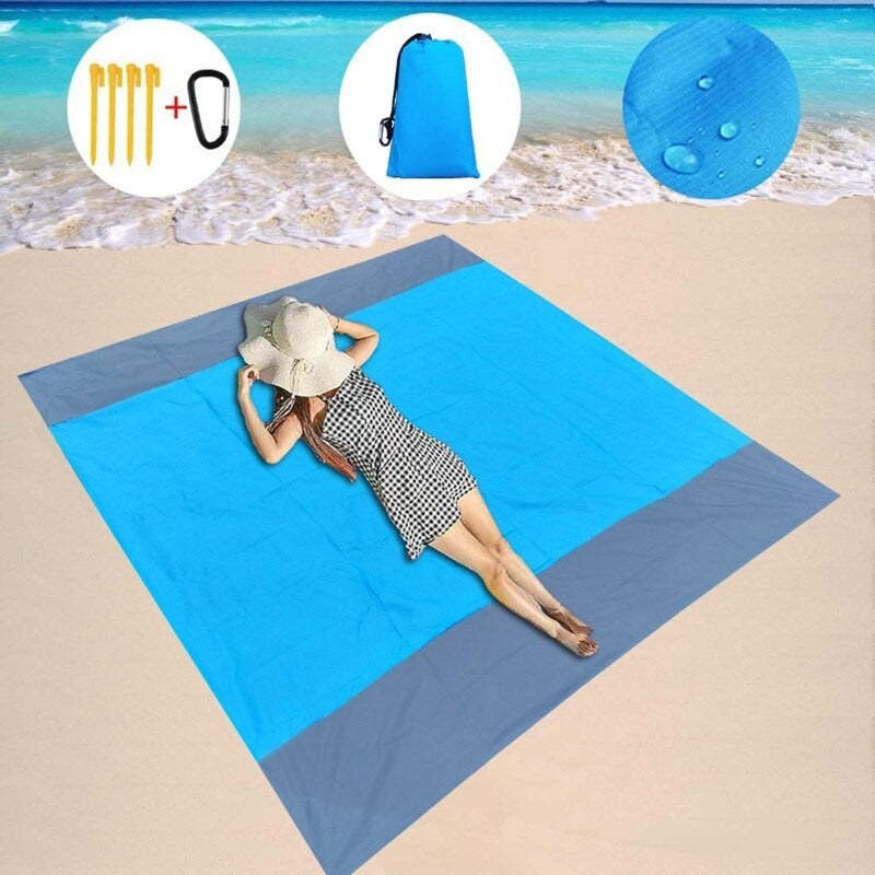 Folding Waterproof Pocket Beach Camping Mat-USA Camp Zone