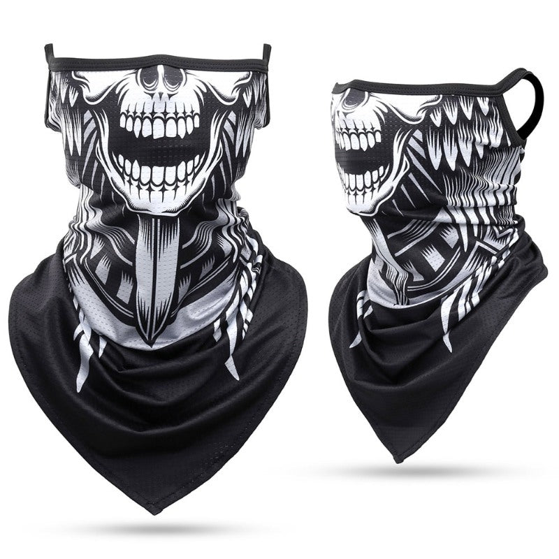 Summer Bandana Triangle Face Mask With Hanging Ears-USA Camp Zone