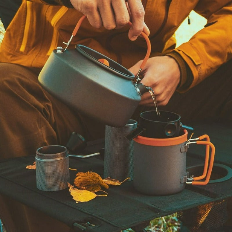 Camping Coffee Cookware Set-USA Camp Zone