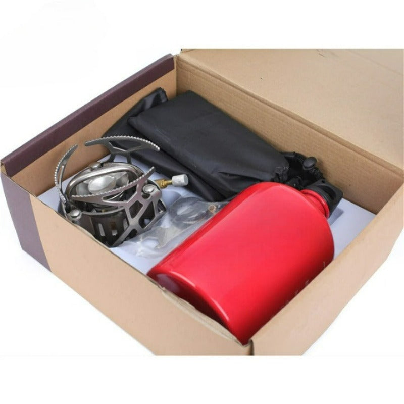 Portable Gas Stove Set With Foldable Burners-USA Camp Zone