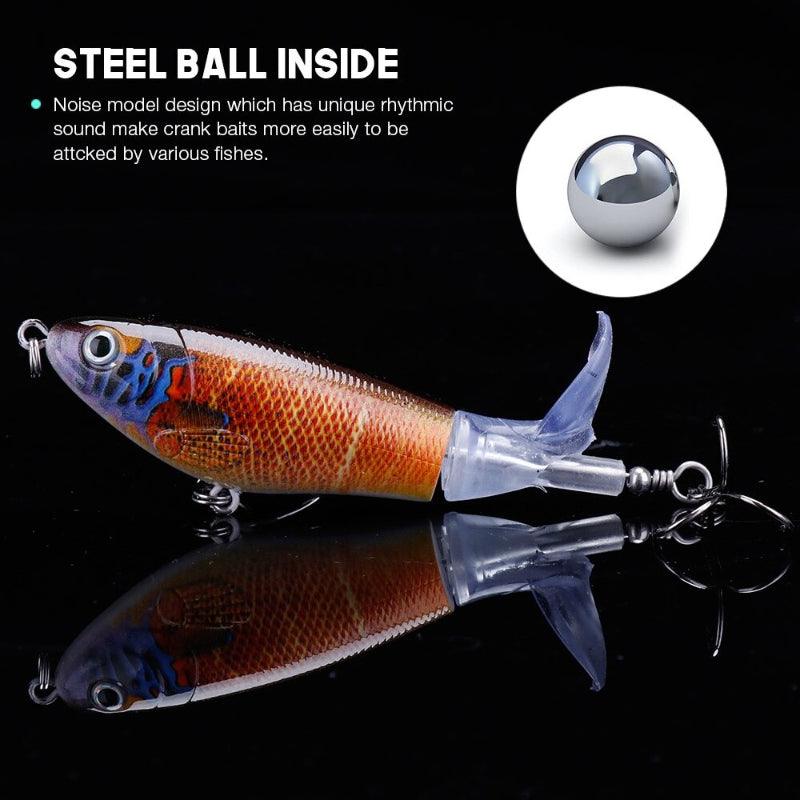 8CM 14G Topwater Whopper Popper Lures-USA Fish Bait