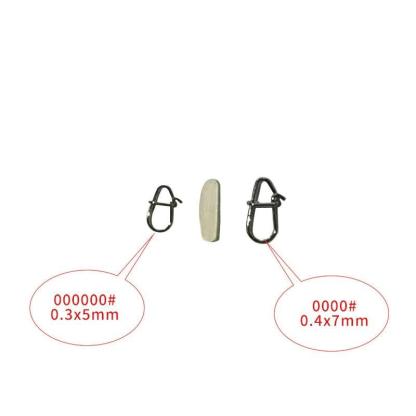Stainless Steel Hook Fast Clips Lock Snaps Swivel Fishing Snap Pin - USA Fish Bait