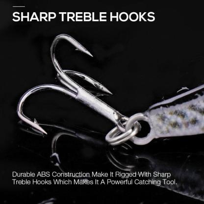 65MM 12G Winter Wobbler Fishing Lure Set - USA Fish Bait