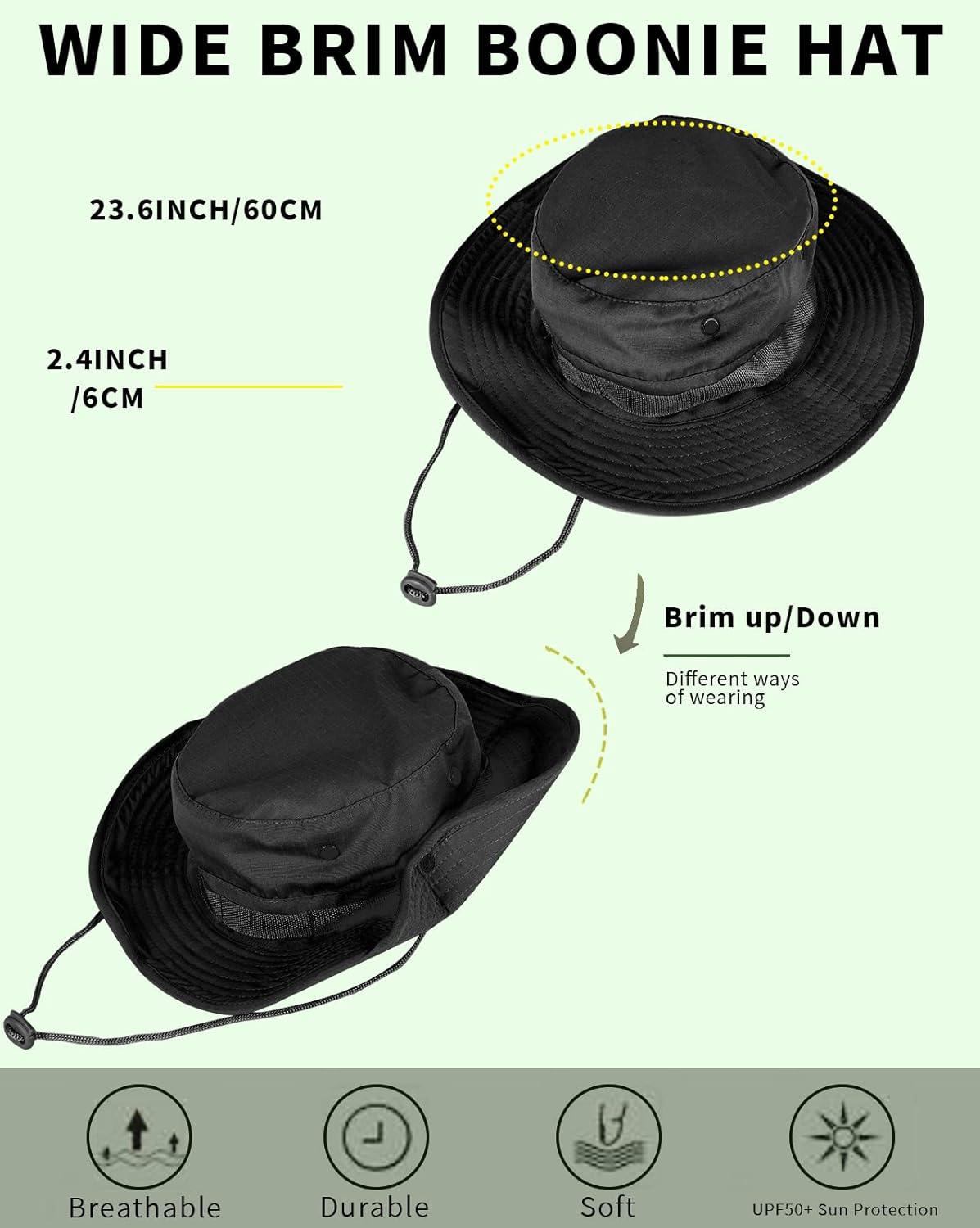 Upgraded Foldable Boonie Hat For Outdoor Activities - USA Fish Bait
