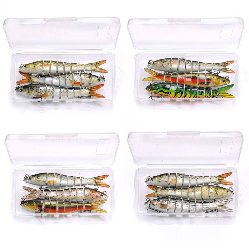 8 Segment Swimbait Lures-USA Fish Bait
