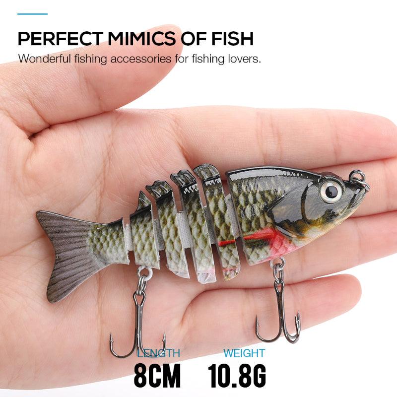 8cm Sinking Swimbait Wobbler Lure Set - USA Fish Bait