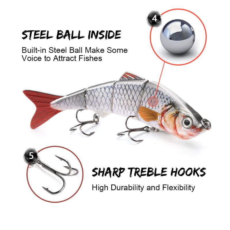 12cm Sinking Swimbait Wobbler Lure Set - USA Fish Bait