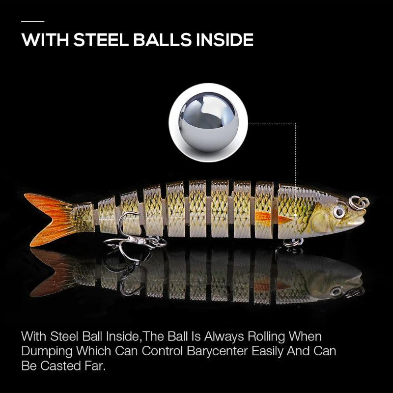10cm Slow Sinking Swimbait-USA Fish Bait