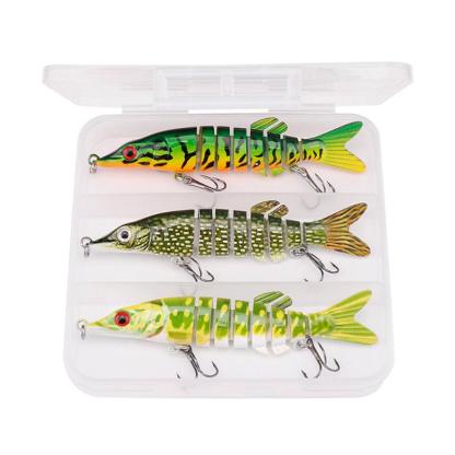 Lifelike Pike Swimbait Set-USA Fish Bait